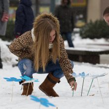 V. Landsbergiui įteiktas „Neužmirštuolės“ medalis