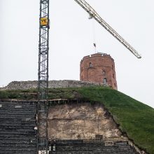 Geologai kritikuoja pastangas išgelbėti Gedimino kalną: nieko nedaroma