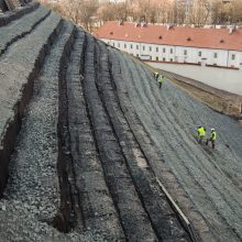 Gedimino kalno būklė po žiemos išlieka kritinė