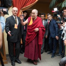 Dalai Lama sveikina Lietuvą su valstybės atkūrimo šimtmečiu