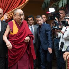 Dalai Lama sveikina Lietuvą su valstybės atkūrimo šimtmečiu