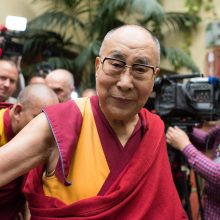 Dalai Lama sveikina Lietuvą su valstybės atkūrimo šimtmečiu