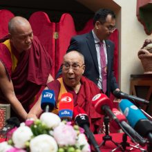 Dalai Lama sveikina Lietuvą su valstybės atkūrimo šimtmečiu