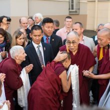 Dalai Lama sveikina Lietuvą su valstybės atkūrimo šimtmečiu