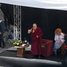 Dalai Lama sveikina Lietuvą su valstybės atkūrimo šimtmečiu