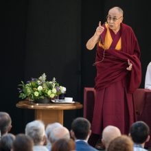 Dalai Lama sveikina Lietuvą su valstybės atkūrimo šimtmečiu