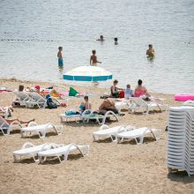 Akibrokštas Lampėdžiuose: kaitrią dieną paplūdimyje negavo skėčių