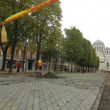 Kodėl stringa Įgulos bažnyčios remontas?