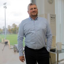 V.Trumpickas, Lietuvos vyrų krepšinio rinktinės gydytojas, tikisi, kad Lietuvos futbolo federacijos Sporto medicinos centras šiemet pradės veikti.