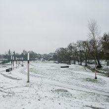 Jungtinėmis lėšomis pakaunėje atnaujinamos viešosios erdvės