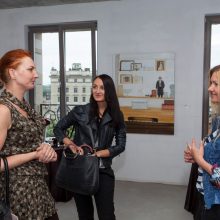 Prabangiuose Vilniaus „penthouse“ apartamentuose – išskirtinė meno paroda