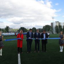 Jonavos „Lietavos“ futbolininkai treniruosis naujoje aikštėje
