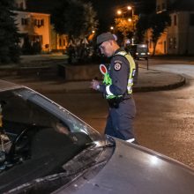 Naktinis policijos reidas Klaipėdoje