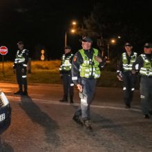 Naktinis policijos reidas Klaipėdoje