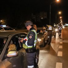 Naktinis policijos reidas Klaipėdoje