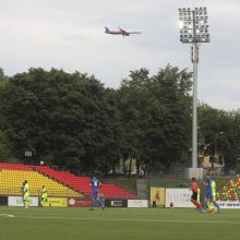 „Trakų“ futbolininkai sužaidė lygiosiomis su Kazachstano klubu