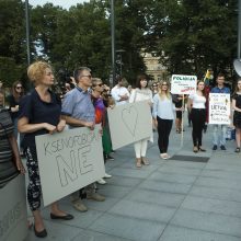Pikete Vilniuje policija raginta „baigti meluoti“