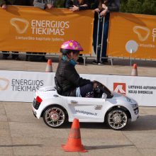 Klaipėdoje – elektromobilių lenktynės vaikams