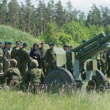 Pratybos „Ugninis griausmas“ persikėlė į pajūrį