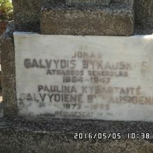 J. Galvydžio-Bykausko kapas Raudondvaryje – kultūros vertybė