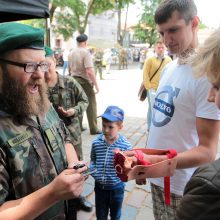 Šaulių sąjunga Kauno Rotušės aikštėje paminėjo 99-ąsias metines