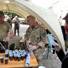 Šaulių sąjunga Kauno Rotušės aikštėje paminėjo 99-ąsias metines