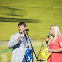 Savaitgalis festivalyje „Sveika, Neringa!“ V. Baumilai prasidėjo nesėkme	