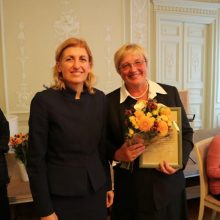 Šv. Jeronimo premijų laureatės – A. Kudulytė-Kairienė ir S. Drude