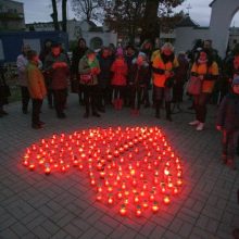 Žvakučių akcija 1521 organų donorui pagerbti – tarp jų ir Justinai