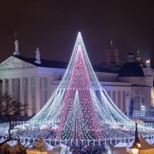 Vilniaus Kalėdų eglei – britų žiniasklaidos liaupsės