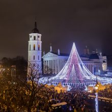 Vilniaus Kalėdų eglei – britų žiniasklaidos liaupsės