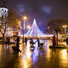 Vilniaus Kalėdų eglei – britų žiniasklaidos liaupsės