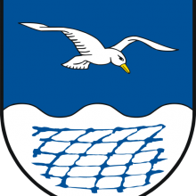 Išsiskiria: Vokietijos Karlshagen herbas rodo, kad žvejybą nebūtinai vaizduoja žuvys.