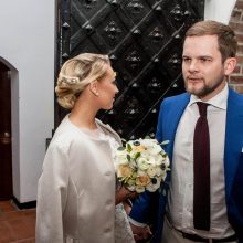 Kauno rotušėje – šokėjos E. Straleckaitės vestuvės