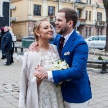 Kauno rotušėje – šokėjos E. Straleckaitės vestuvės