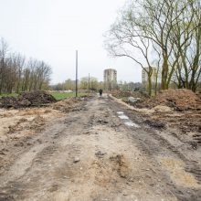 Kalniečių parke verda intensyvūs darbai