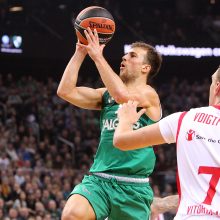 „Žalgiris“ neprilygo „Baskonia“ krepšininkams