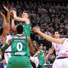 „Žalgiris“ po atkaklios kovos patiesė Bambergo krepšininkus