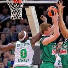 Ketvirtajame kėlinyje lyg ant sparnų žaidęs „Žalgiris“ patiesė „Panathinaikos“