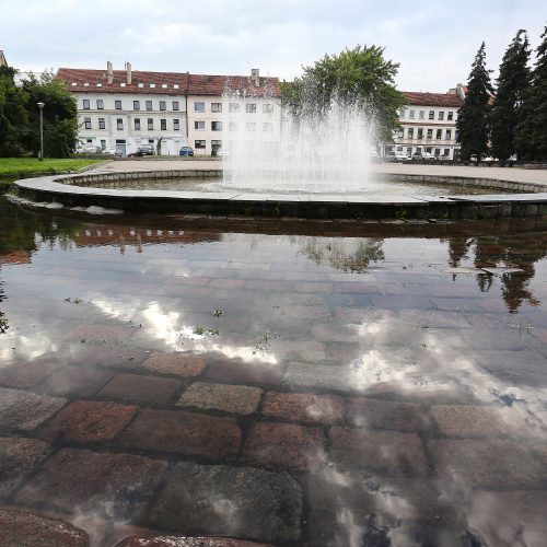 Po lietaus apsemtas Kauno senamiestis  © Aliaus Koroliovo nuotr.