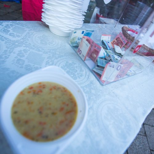 Maltiečių sriubos akcija  © Elijaus Kniežausko nuotr.