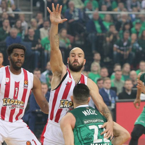 Eurolyga: „Žalgiris“ – „Olympiakos“ 101:91  © Evaldo Šemioto ir Vilmanto Raupelio nuotr.