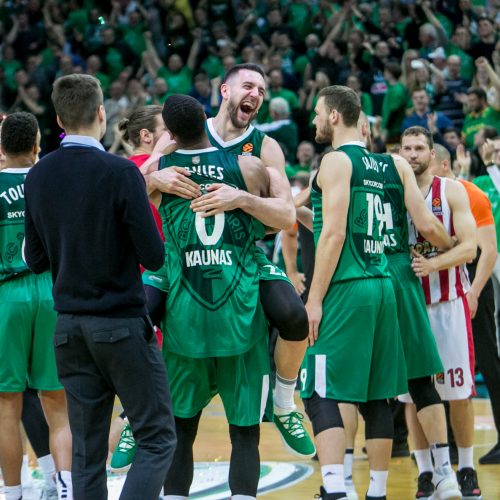 Eurolyga: „Žalgiris“ – „Olympiakos“ 101:91  © Evaldo Šemioto ir Vilmanto Raupelio nuotr.