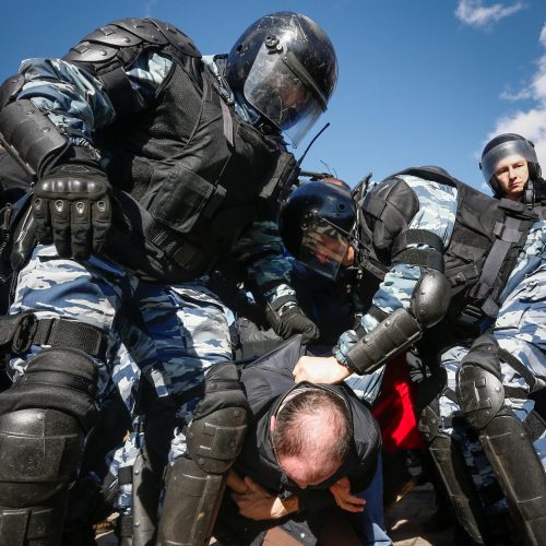 Protestai Rusijoje  © Scanpix nuotr.