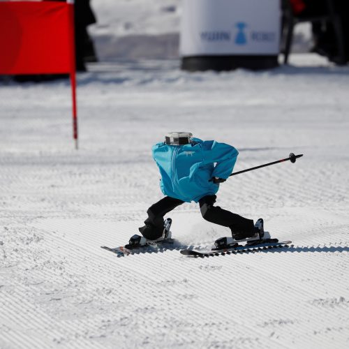 Robotų slidinėjimo lenktynės  © Scanpix nuotr.