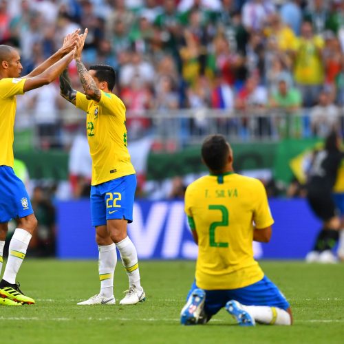 Pasaulio futbolo čempionato aštuntfinalis: Brazilija – Meksika  © Scanpix nuotr.