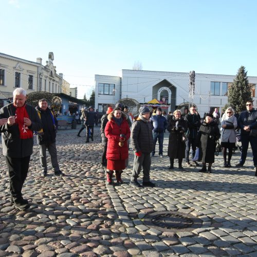 Akcija „Maltiečių sriuba“ Klaipėdoje  © Vytauto Liaudanskio nuotr.