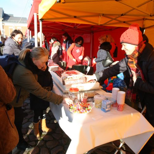 Akcija „Maltiečių sriuba“ Klaipėdoje  © Vytauto Liaudanskio nuotr.