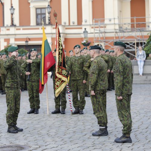 Dragūnų bataliono jubiliejaus iškilmės  © Vytauto Petriko nuotr.