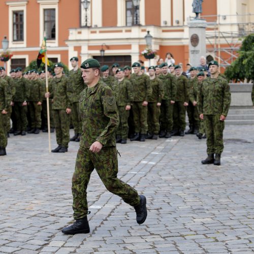 Dragūnų bataliono jubiliejaus iškilmės  © Vytauto Petriko nuotr.
